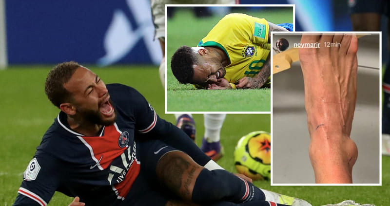 Neymar bị chấn thương nặng nhất trong sự nghiệp